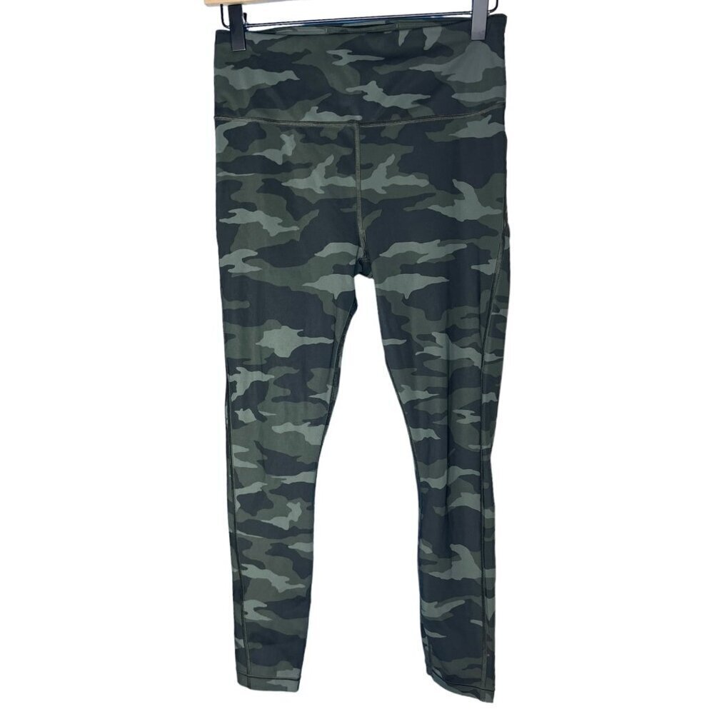 Athleta Women's S Ultimate 7/8 Ankle Tight Leggings‎ Camoflauge Green Gorpcore